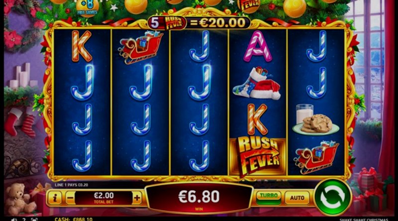 Играть Shake Shake Christmas от Rubyplay в казино 1Win