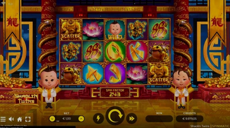 Играть Shaolin Twins от Spinmatic в казино 1Win