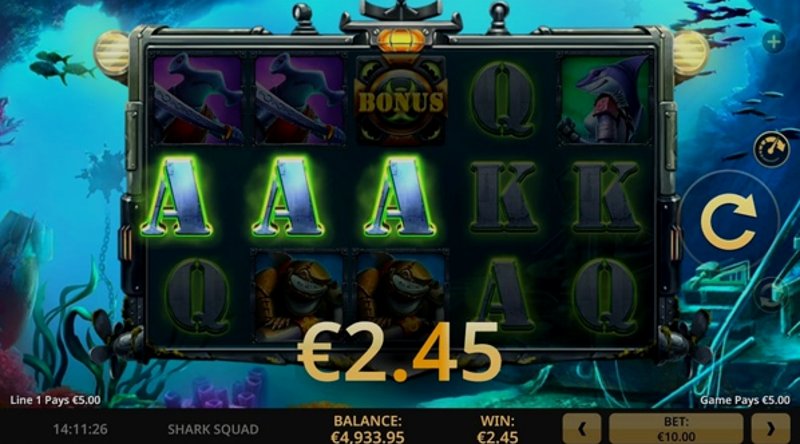 Играть Shark Squad от High5 в казино 1Win