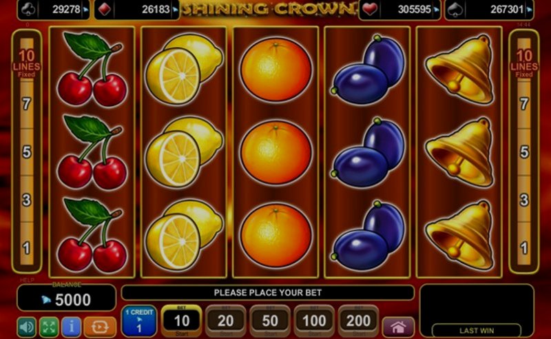 Играть Shining Crown от Amusnet Interactive в казино 1Win