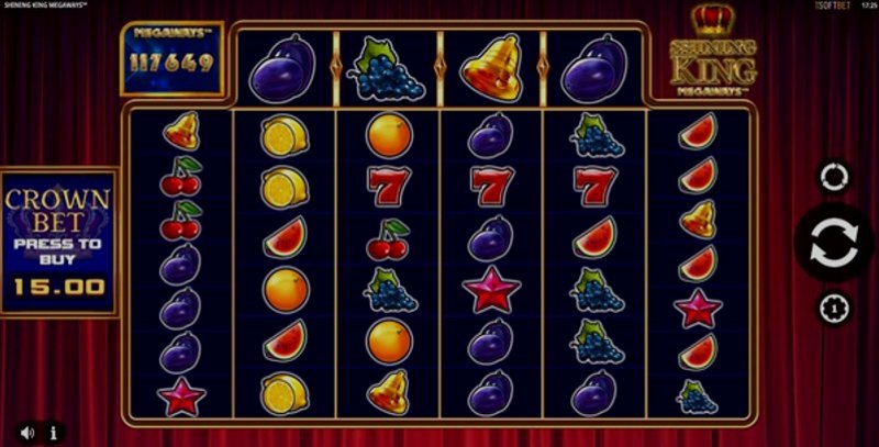 Играть Shining King Megaways от Isoftbet в казино 1Win