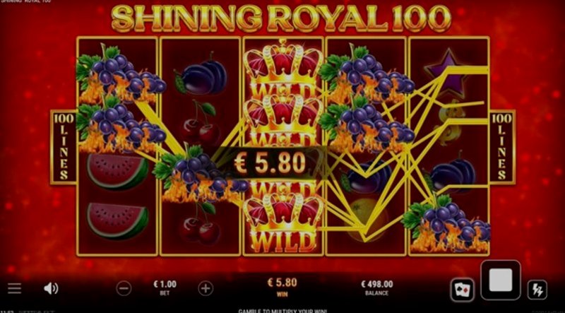 Играть Shining Royal 100 от Gameart в казино 1Win