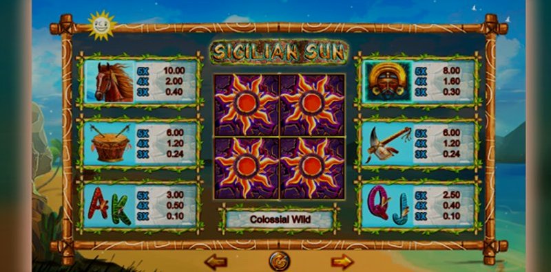 Играть Sicilian Sun от Edict в казино 1Win