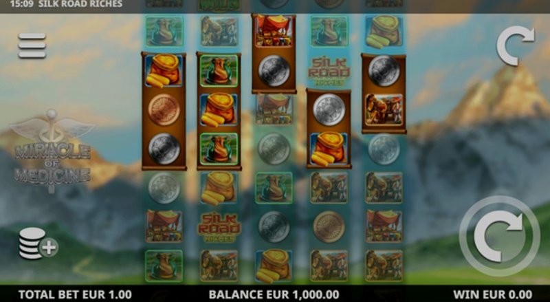 Играть Silk Road Riches от Leander в казино 1Win