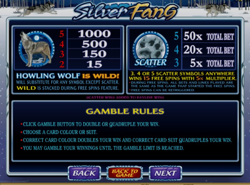 Играть Silver Fang от Microgaming в казино 1Win