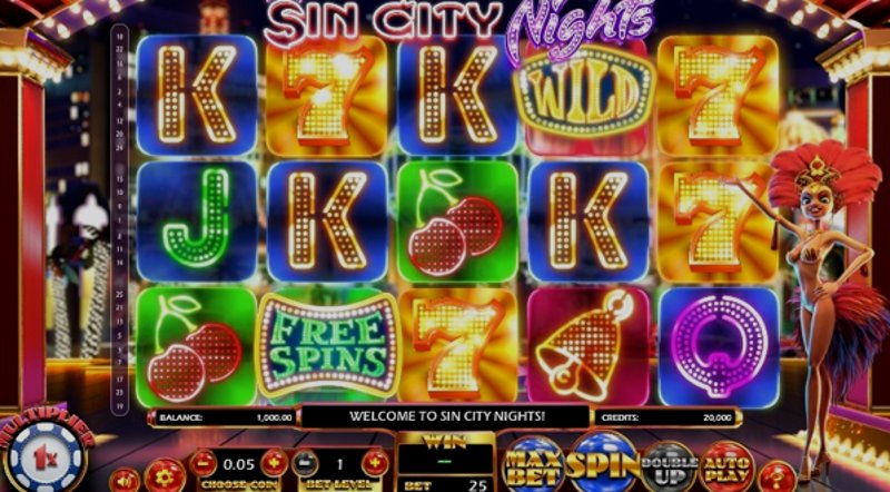 Играть Sin City Nights от Betsoft в казино 1Win