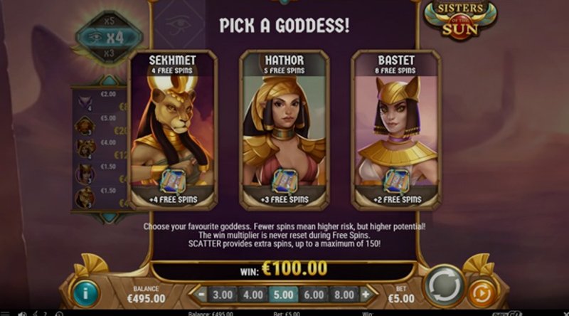 Играть Sisters of The Sun от Playn Go в казино 1Win