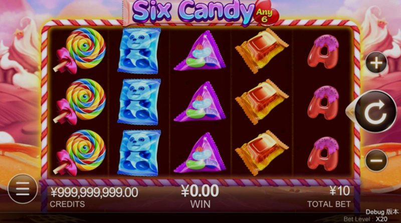 Играть Six Candy от Cq9 в казино 1Win