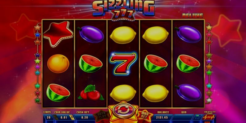 Играть Sizzling 777 от Wazdan в казино 1Win