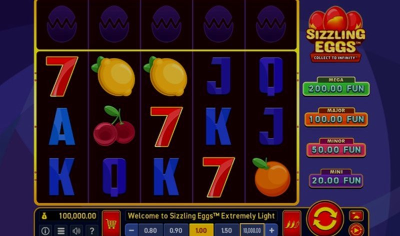 Играть Sizzling Eggs от Wazdan в казино 1Win