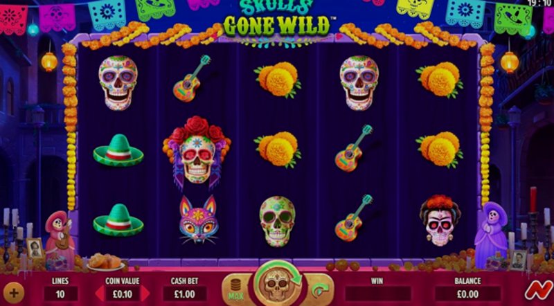 Играть Skulls Gone Wild от Netgaming в казино 1Win