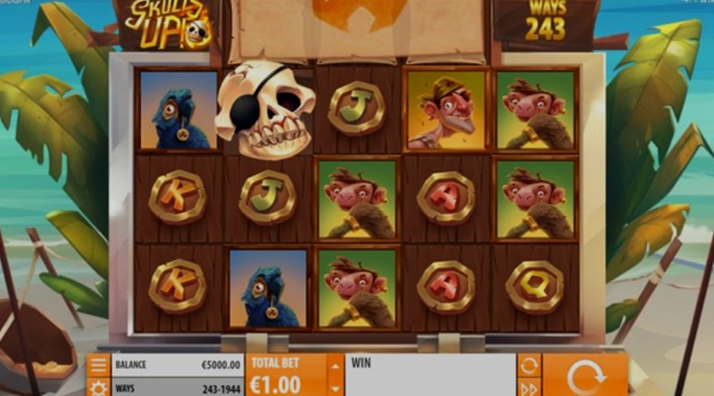 Играть Skulls UP! от Quickspin в казино 1Win