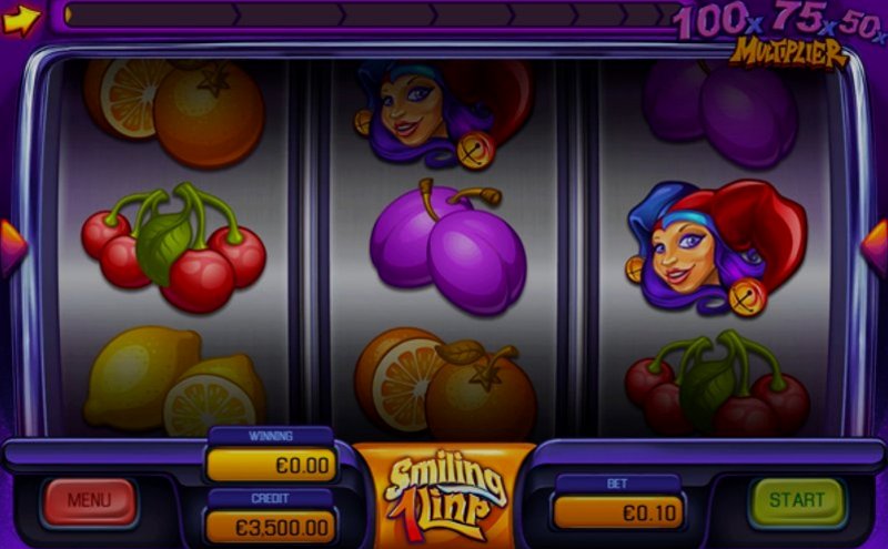 Играть Smiling 1Linr от Apollo Play в казино 1Win