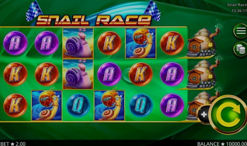 Играть Snail Race от Booming в казино 1Win