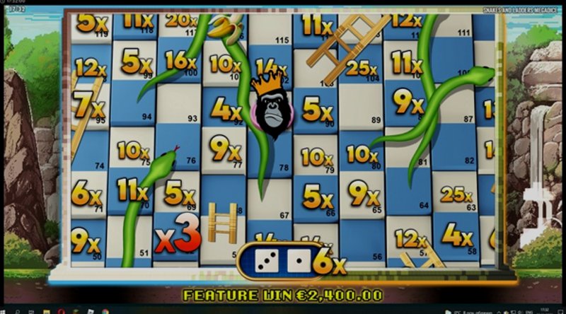 Играть Snakes and Ladders Megadice от Pragmatic в казино 1Win
