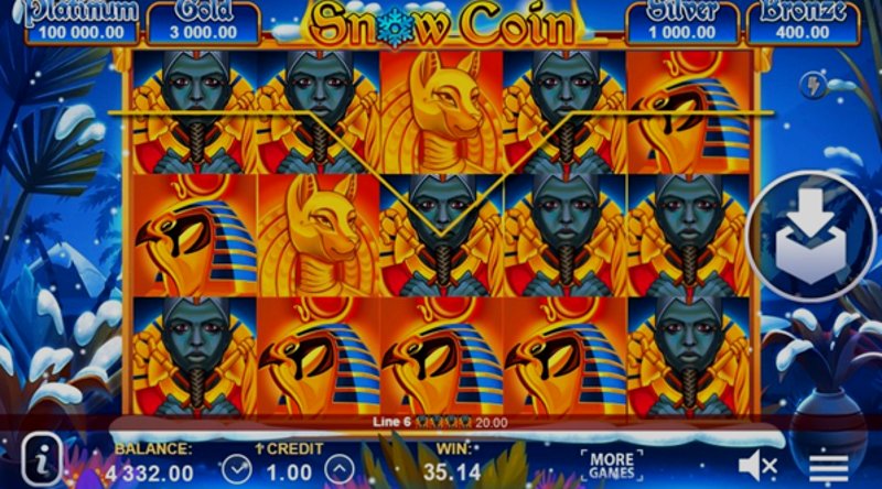 Играть Snow Coin: Hold The Spin от Gamzix в казино 1Win