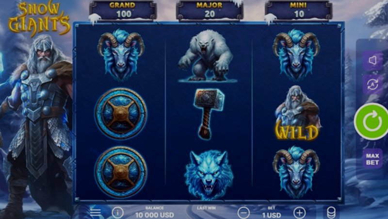 Играть Snow Giants от Onlyplay в казино 1Win