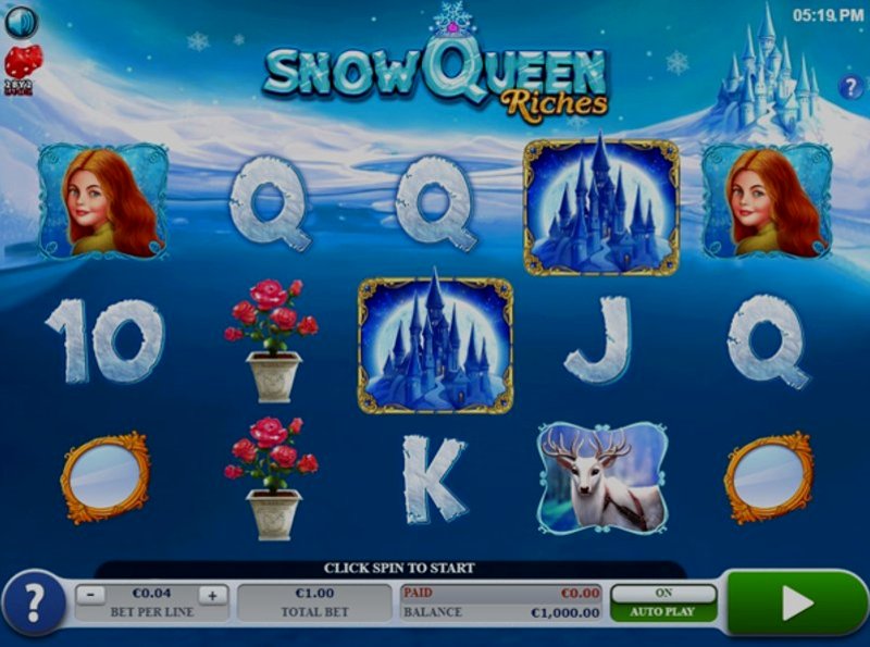 Играть Snow Queen Riches от Playzido в казино 1Win