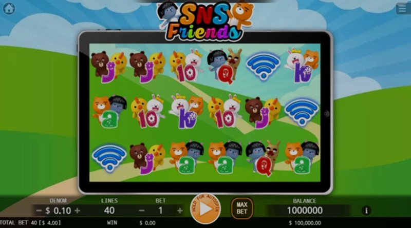 Играть SNS Friends от Kagaming в казино 1Win