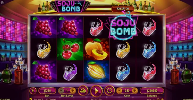 Играть Soju Bomb от Habanero в казино 1Win
