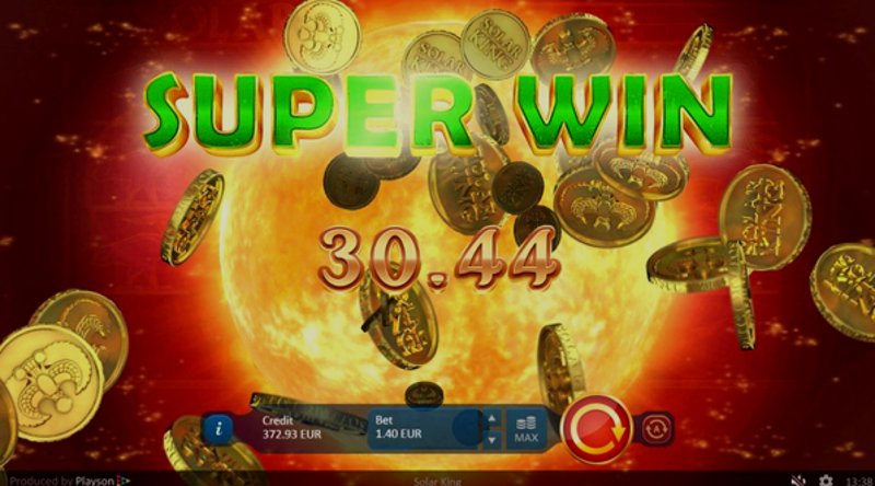 Играть Solar King от Playson в казино 1Win