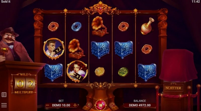 Играть Sold it от Evoplay в казино 1Win
