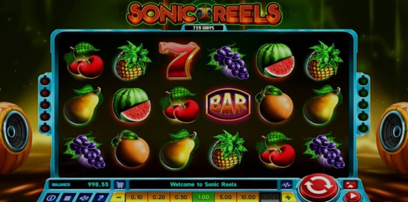 Играть Sonic Reels от Wazdan в казино 1Win