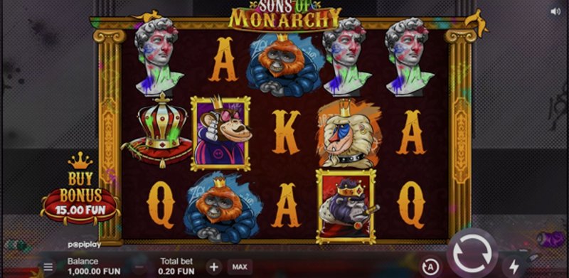 Играть Sons of Monarchy от Popiplay в казино 1Win