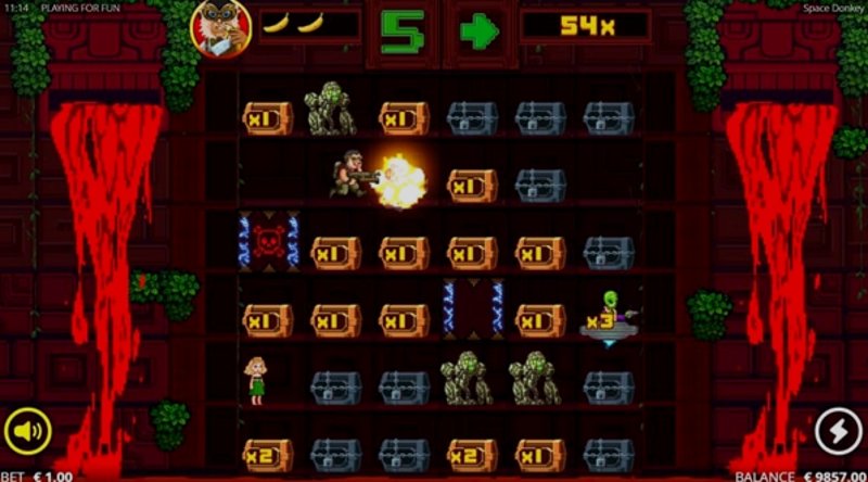 Играть Space Donkey от No Limit City в казино 1Win