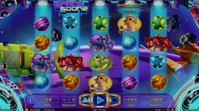 Играть Space Goonz от Habanero в казино 1Win