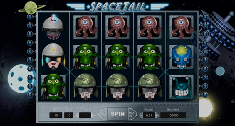 Играть Space Jail от Thunderspin в казино 1Win