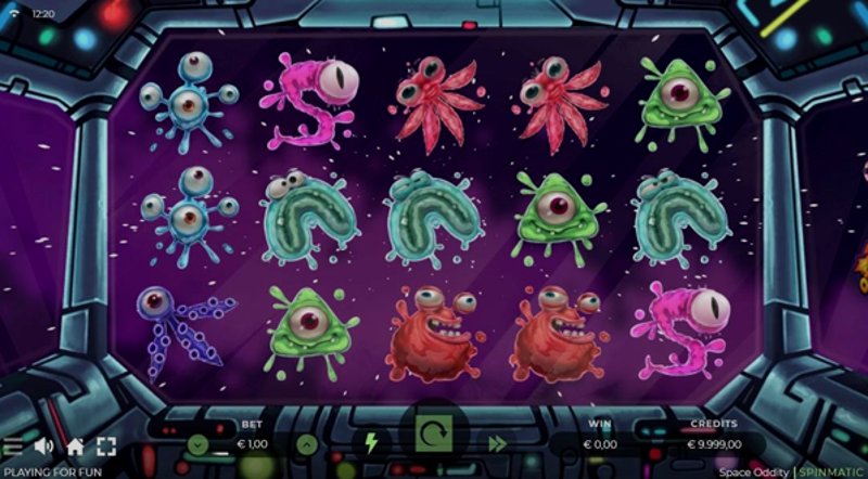 Играть Space Oddity от Spinmatic в казино 1Win
