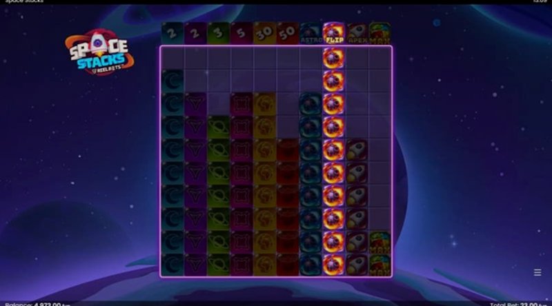Играть Space Stacks от Push Gaming в казино 1Win