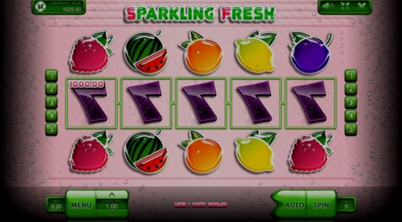 Играть Sparkling Fresh от Endorphina в казино 1Win