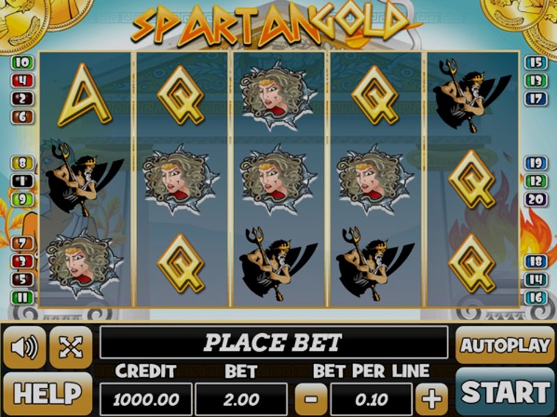 Играть Spartan Gold от Play Pearls в казино 1Win