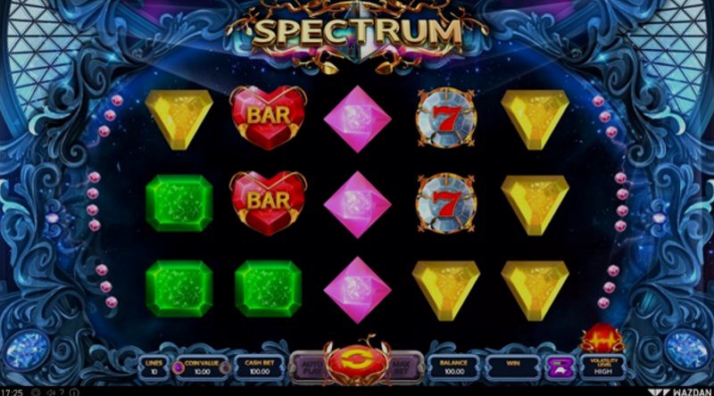 Играть Spectrum от Wazdan в казино 1Win