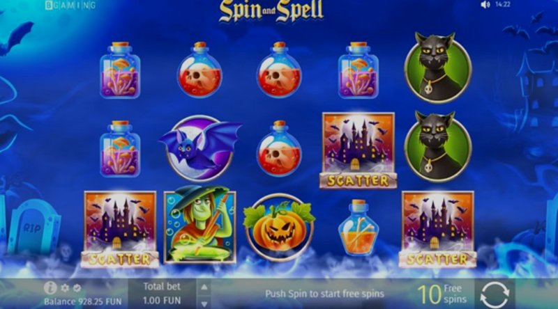 Играть Spin and Spell от Bgaming в казино 1Win