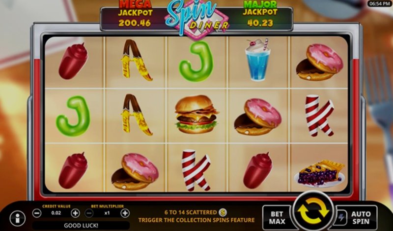 Играть Spin Diner от Swintt в казино 1Win