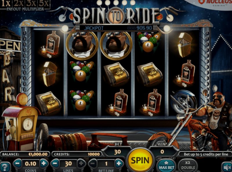 Играть Spin to Ride от Nucleus Gaming в казино 1Win