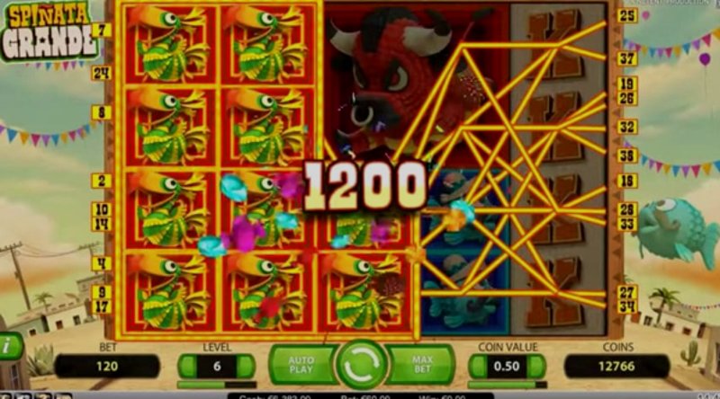 Играть Spinata Grande от Netent в казино 1Win