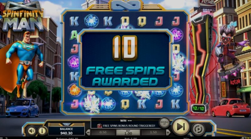 Играть Spinfinity Man от Betsoft в казино 1Win