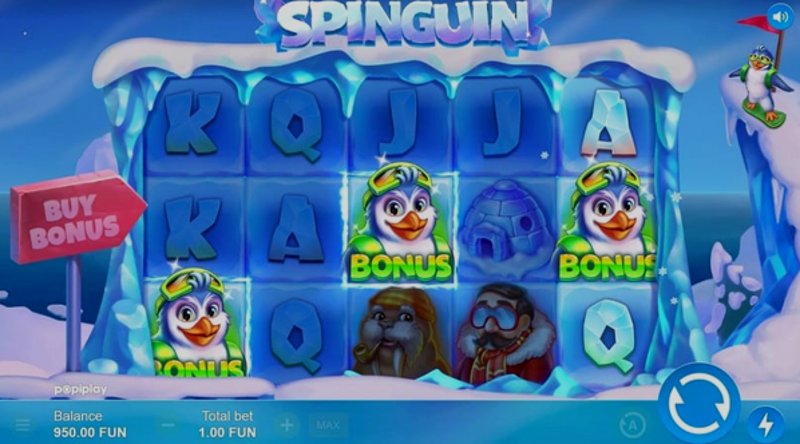 Играть Spinguin от Popiplay в казино 1Win