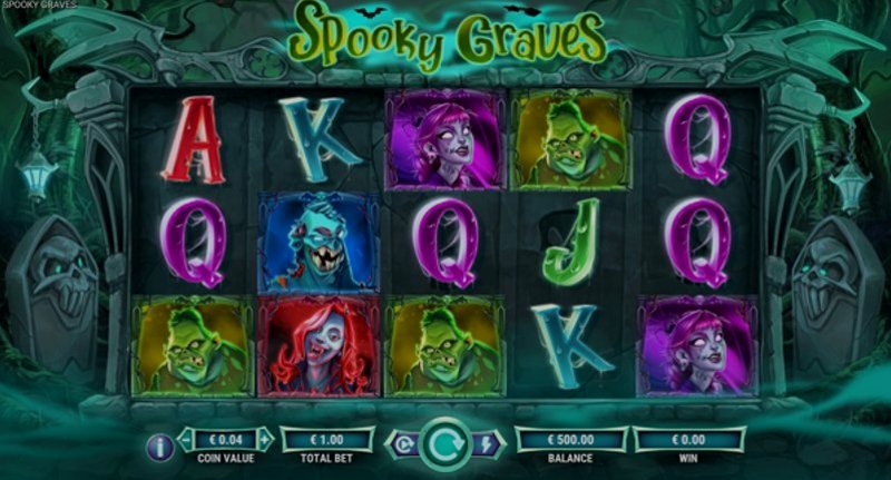 Играть Spooky Graves от Gameart в казино 1Win