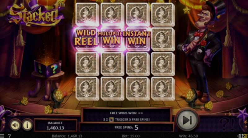 Играть Stacked от Betsoft в казино 1Win