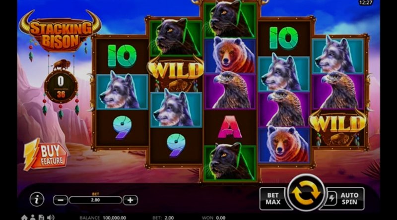 Играть Stacking Bison от Swintt в казино 1Win