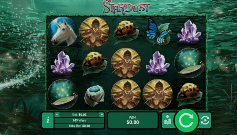 Играть StarDust от Microgaming в казино 1Win