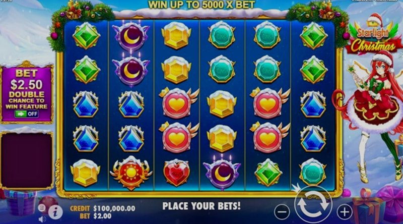 Играть Starlight Christmas от Pragmatic в казино 1Win