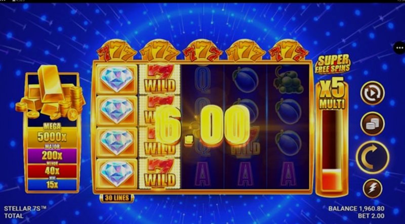 Играть Stellar 7s от Games Global в казино 1Win