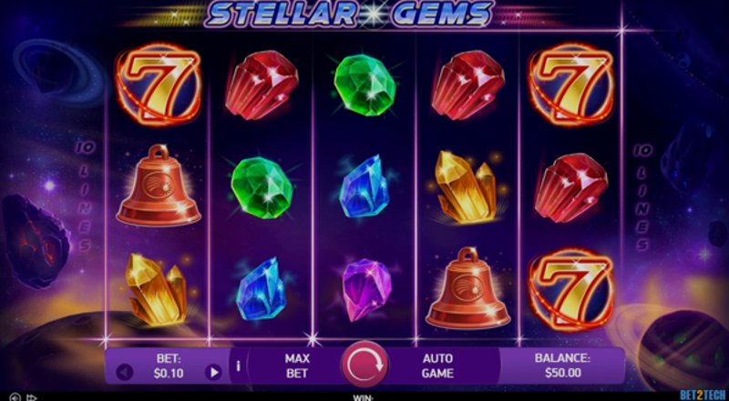 Играть Stellar Gems от Bet2tech в казино 1Win