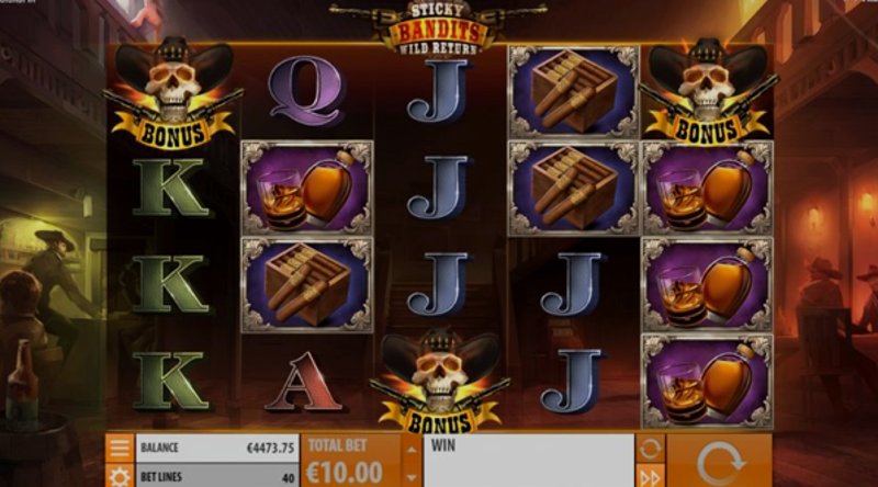 Играть Sticky Bandits: Wild Return от Quickspin в казино 1Win